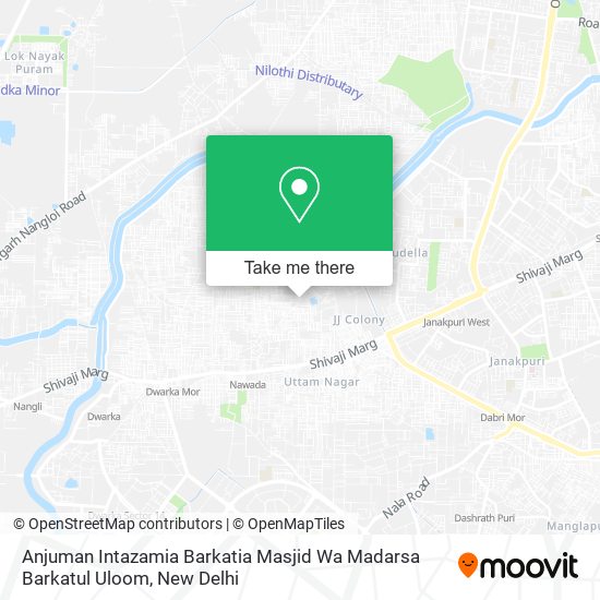 Anjuman Intazamia Barkatia Masjid Wa Madarsa Barkatul Uloom map