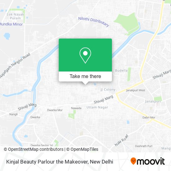 Kinjal Beauty Parlour the Makeover map