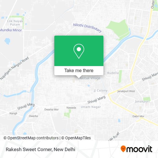 Rakesh Sweet Corner map