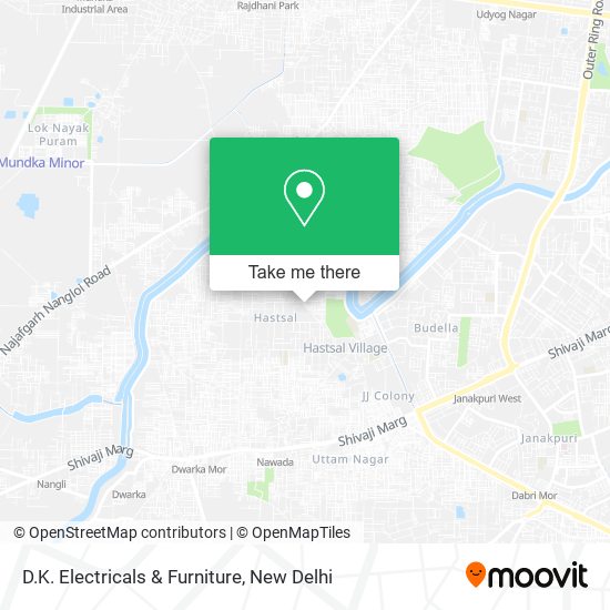 D.K. Electricals & Furniture map