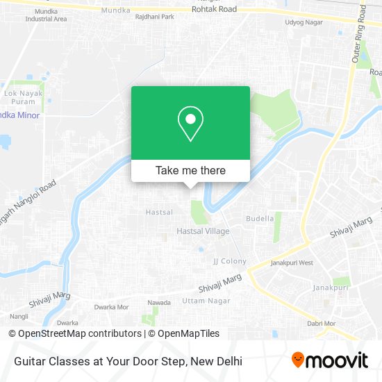 Guitar Classes at Your Door Step map