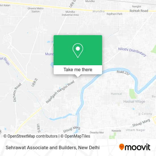 Sehrawat Associate and Builders map