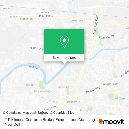T R Khanna-Customs Broker Examination Coaching map