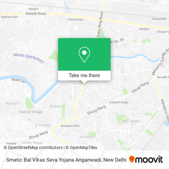 Smetic Bal Vikas Seva Yojana Anganwadi map