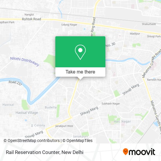 Rail Reservation Counter map