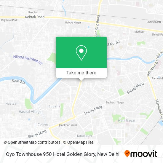 Oyo Townhouse 950 Hotel Golden Glory map