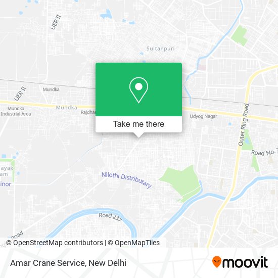 Amar Crane Service map