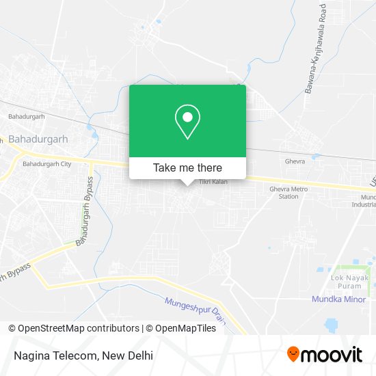 Nagina Telecom map