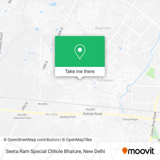 Seeta Ram Special Chhole Bhature map