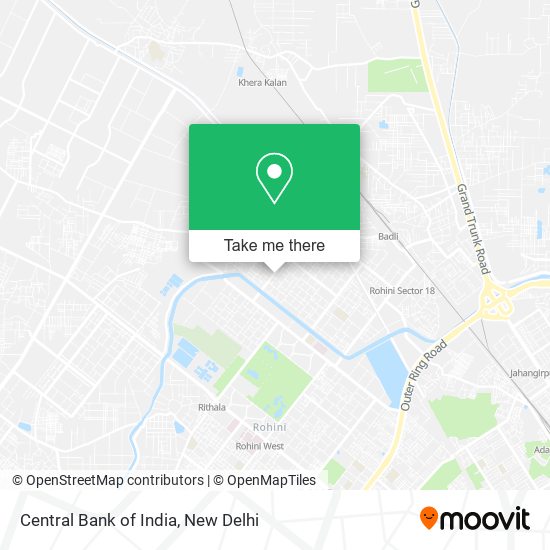 Central Bank of India map