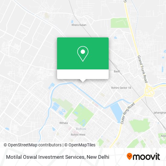 Motilal Oswal Investment Services map