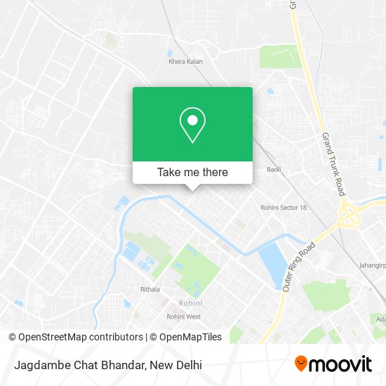 Jagdambe Chat Bhandar map