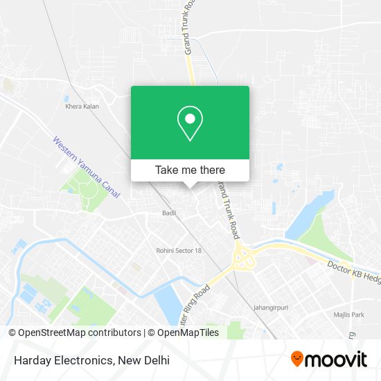 Harday Electronics map