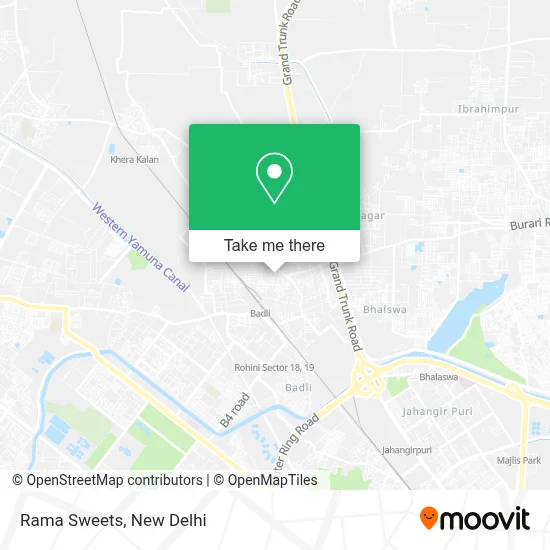 Rama Sweets map