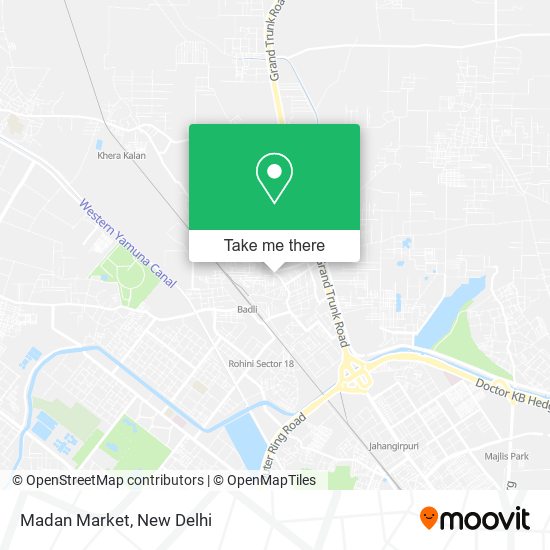 Madan Market map