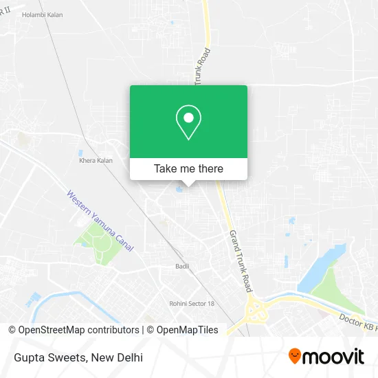 Gupta Sweets map
