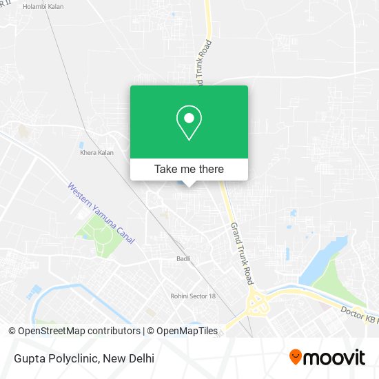 Gupta Polyclinic map