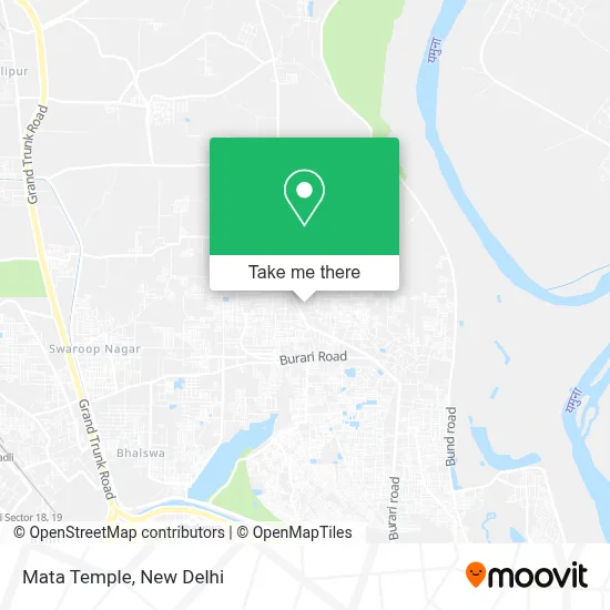 Mata Temple map