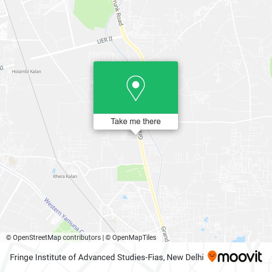 Fringe Institute of Advanced Studies-Fias map