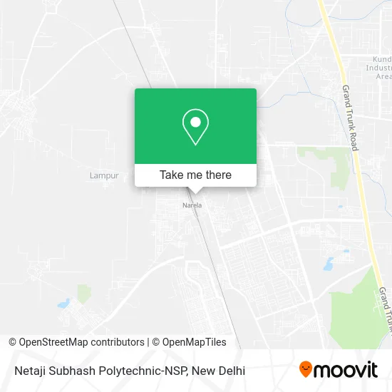 Netaji Subhash Polytechnic-NSP map