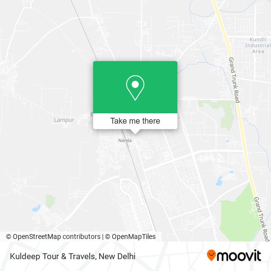 Kuldeep Tour & Travels map