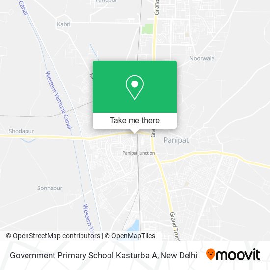 Government Primary School Kasturba A map