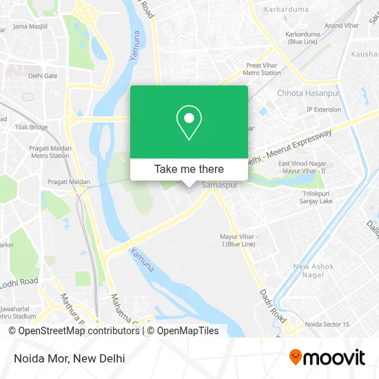 Noida Mor map