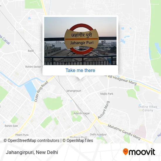 Jahangirpuri map