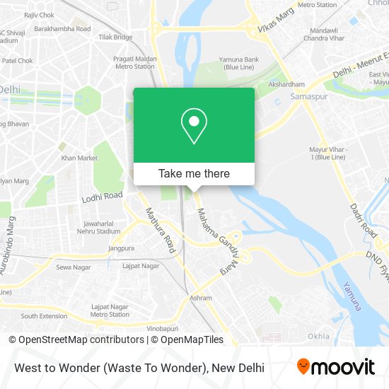 West to Wonder (Waste To Wonder) map
