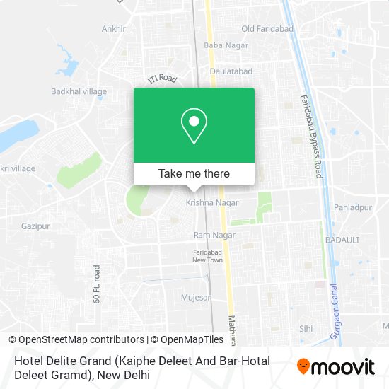 Hotel Delite Grand (Kaiphe Deleet And Bar-Hotal Deleet Gramd) map