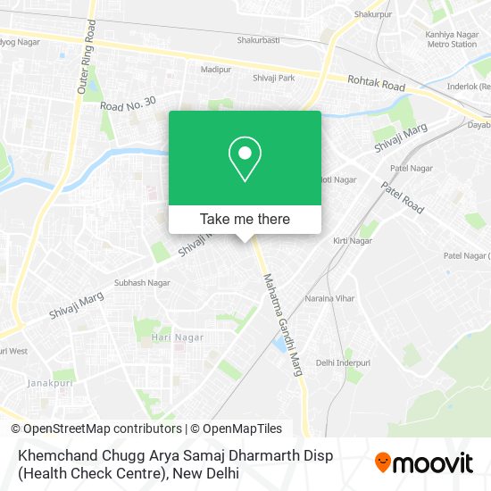 Khemchand Chugg Arya Samaj Dharmarth Disp (Health Check Centre) map