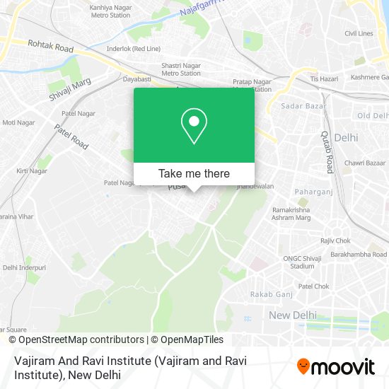 Vajiram And Ravi Institute map