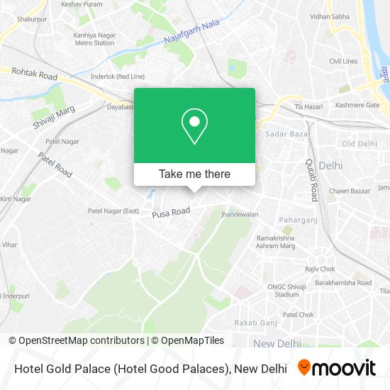 Hotel Gold Palace (Hotel Good Palaces) map