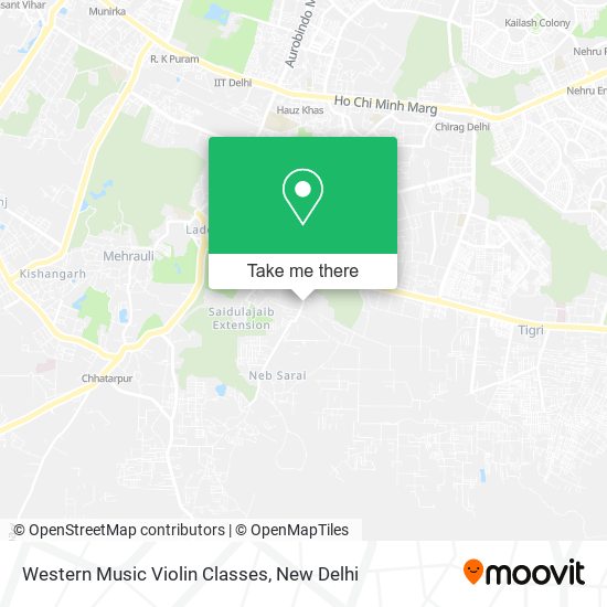 Western Music Violin Classes map