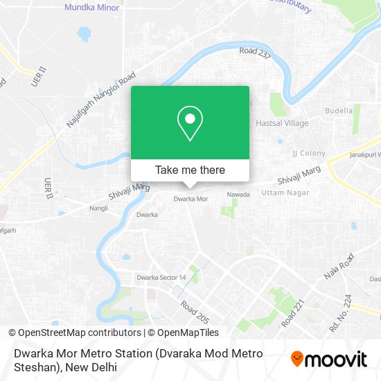 Dwarka Mor Metro Station (Dvaraka Mod Metro Steshan) map