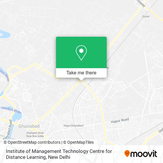 Institute of Management Technology Centre for Distance Learning map