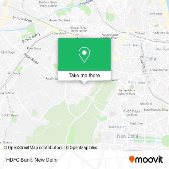 HDFC Bank map