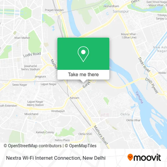 Nextra Wi-Fi Internet Connection map