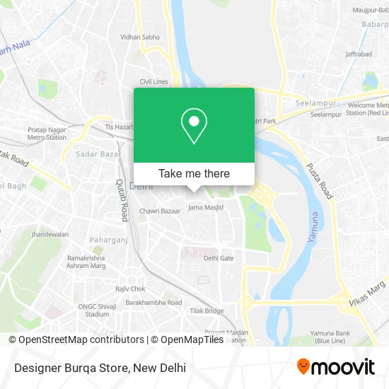 Designer Burqa Store map