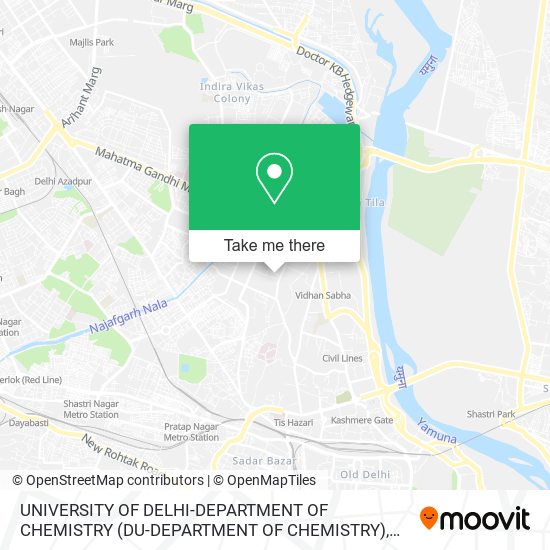 UNIVERSITY OF DELHI-DEPARTMENT OF CHEMISTRY (DU-DEPARTMENT OF CHEMISTRY) map