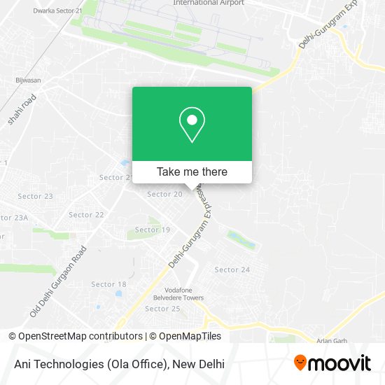 Ani Technologies (Ola Office) map