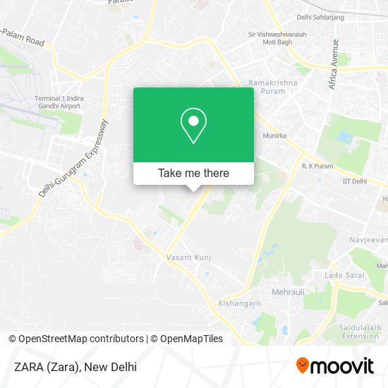 ZARA (Zara) map
