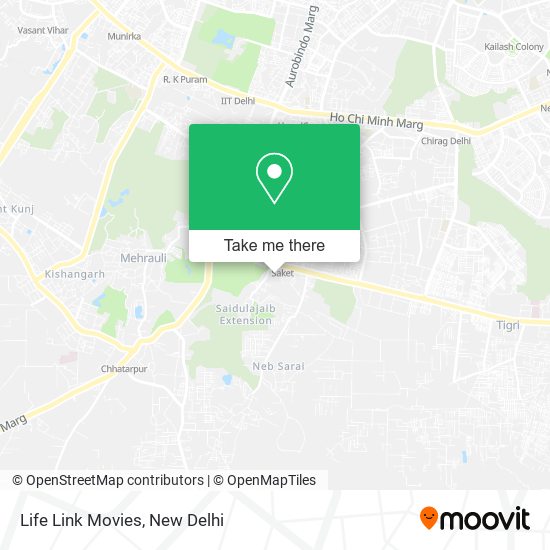 Life Link Movies map