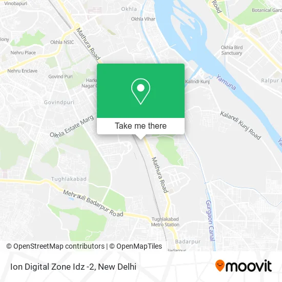 Ion Digital Zone Idz -2 map