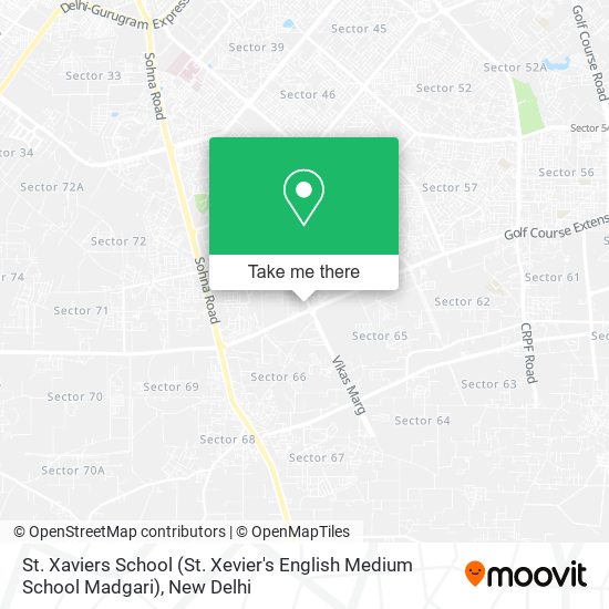 St. Xaviers School (St. Xevier's English Medium School Madgari) map