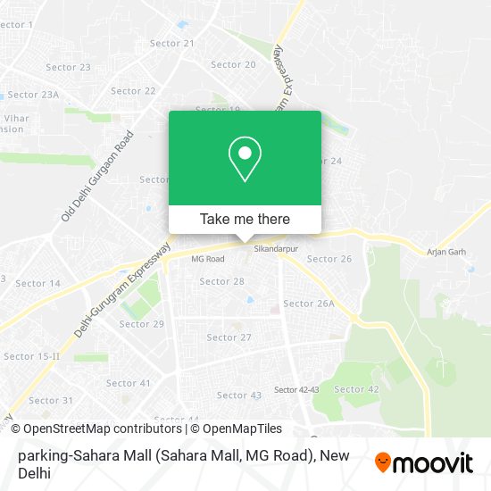 parking-Sahara Mall (Sahara Mall, MG Road) map