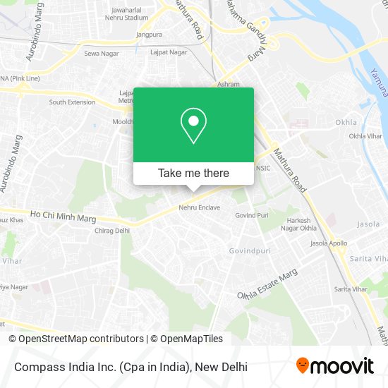 Compass India Inc. (Cpa in India) map