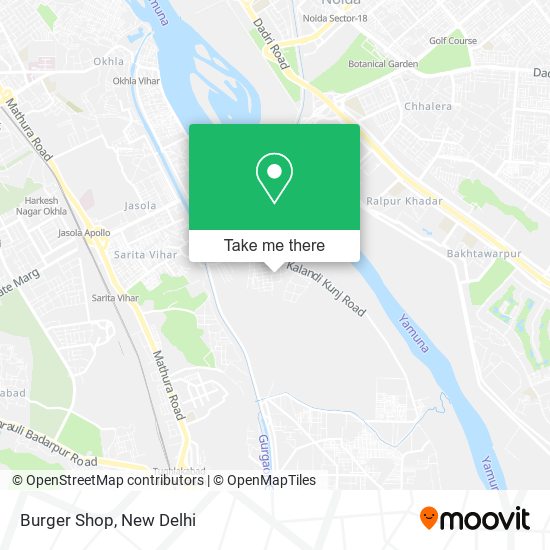 Burger Shop map