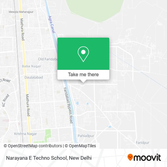Narayana E Techno School map
