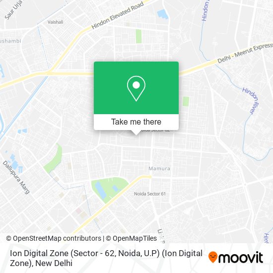 Ion Digital Zone (Sector - 62, Noida, U.P) (Ion Digital Zone) map